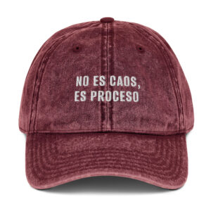 Gorra Vintage - No es caos es proceso